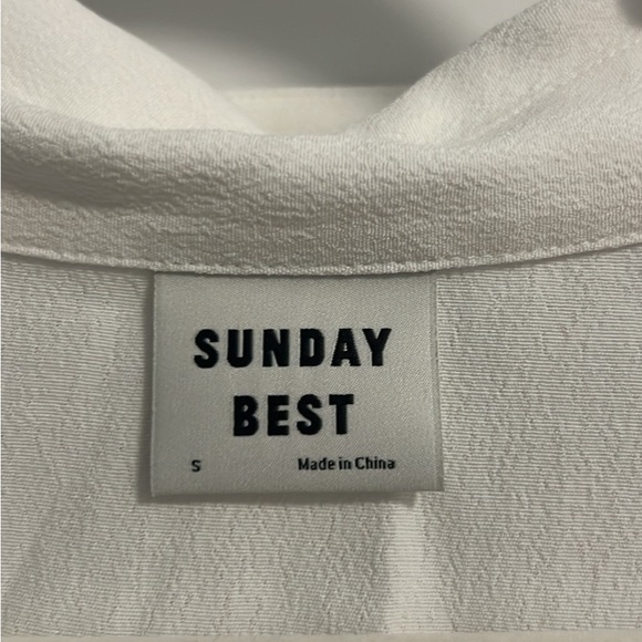 White Sunday Best blouse Size Small from Aritzia - Picture 3 of 3